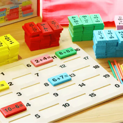 EduTree - Mathematics Wooden Domino Set
