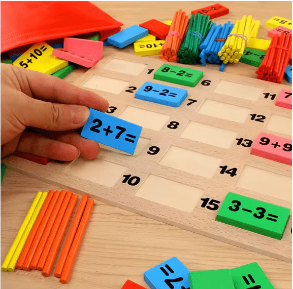EduTree - Mathematics Wooden Domino Set