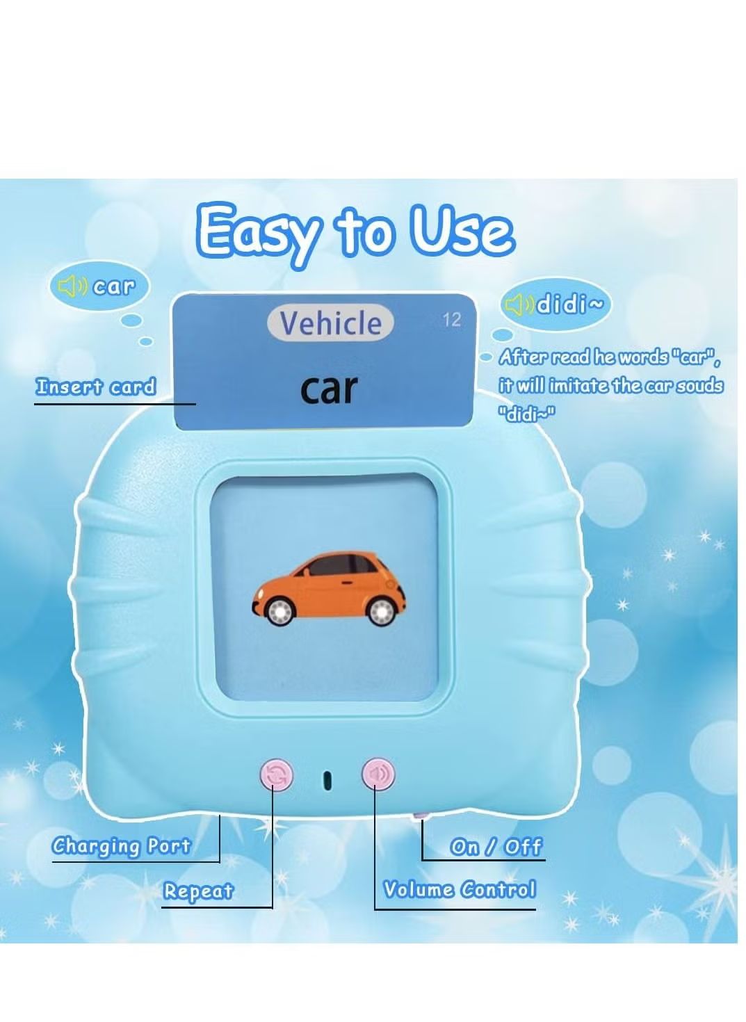 Learning flash cards for toddlers